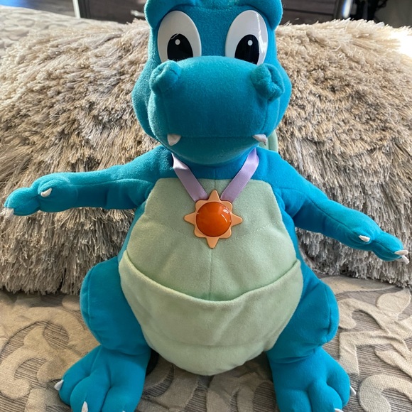 ✨ Vintage Dragon Tales Talking Plush 1999 Plyskool Light Up - Picture 3 of 14